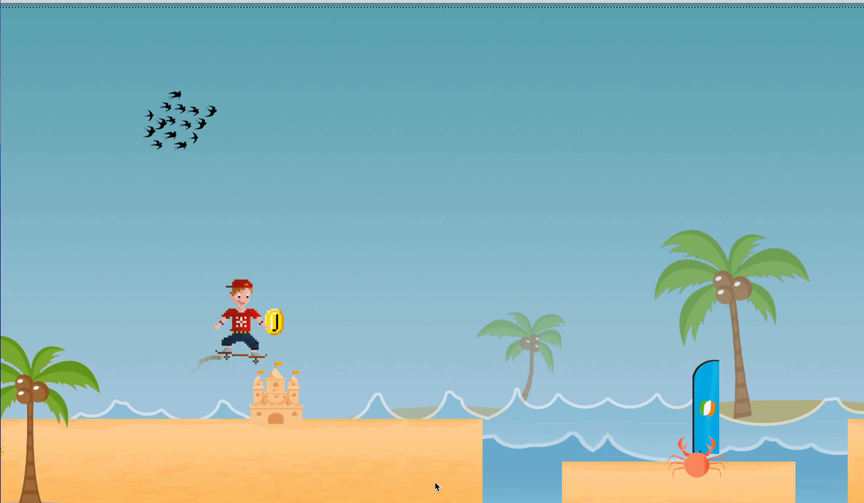 2D Jump and Run Game made in Processing