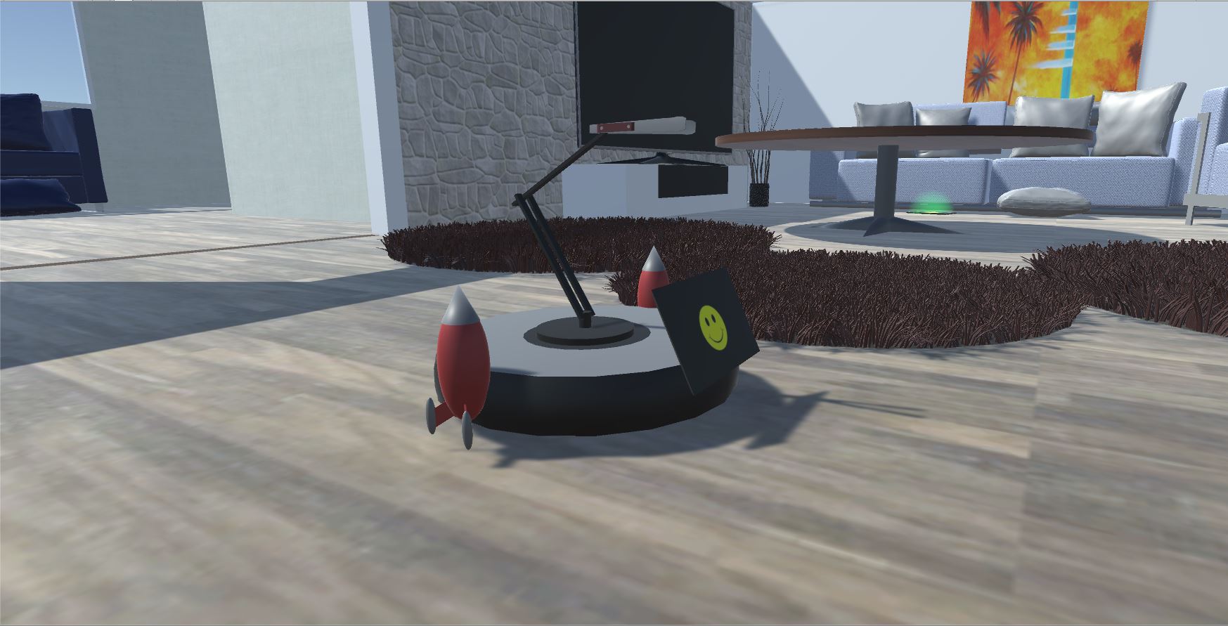 Unity game about a cleaning robot with upgrade system